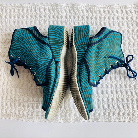 BOROSANA canvas lace up rare vintage shoe - Picture 5 of 6